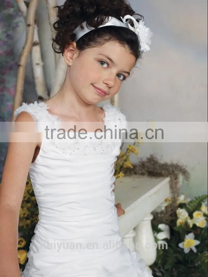 newest white princess baby girl dress