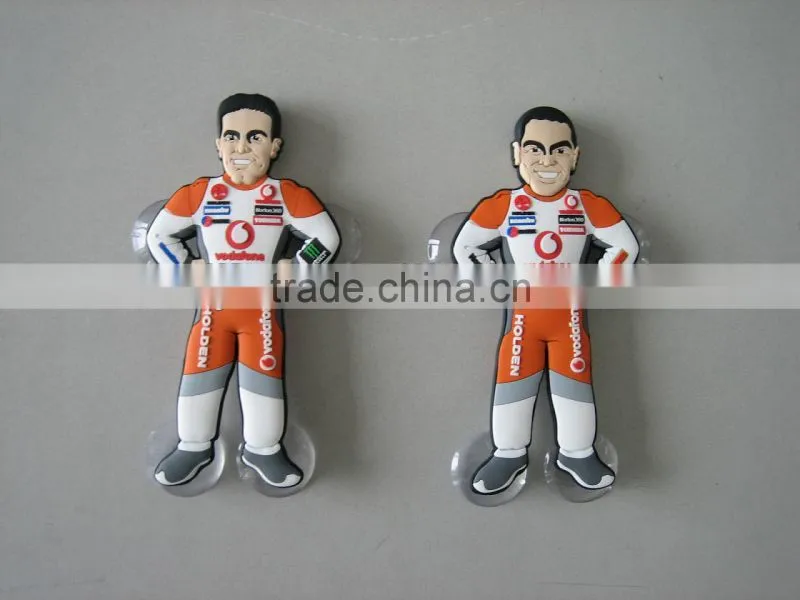 PVC figurine suction cup