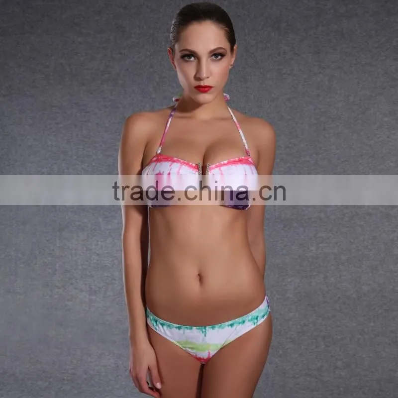 Tri't forward woman swimwear Fashion Bikini Sexy Ladies Lace Up Swimwear and Beachwear