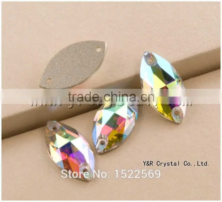 citrineAB color drop crystal sew on rhinestone beads