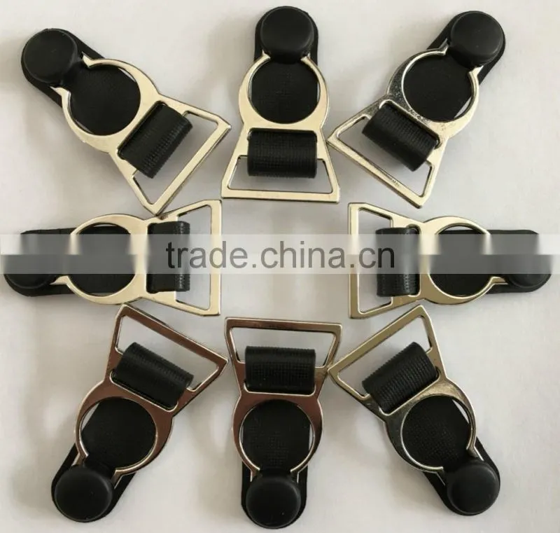 20mm 2017 Dubaa Trading Inc Sexy Lingeries Accessories Silver Garter Metal Suspender Clip NEW Style