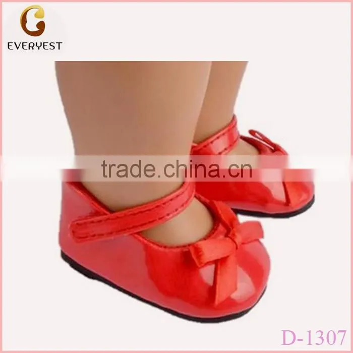 new style PU leather 18 inch doll dress shoes