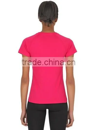 Oem Womens Dri Fit Running T-Shirts,Girls Crew Neck Sport T-Shirts for Marathon