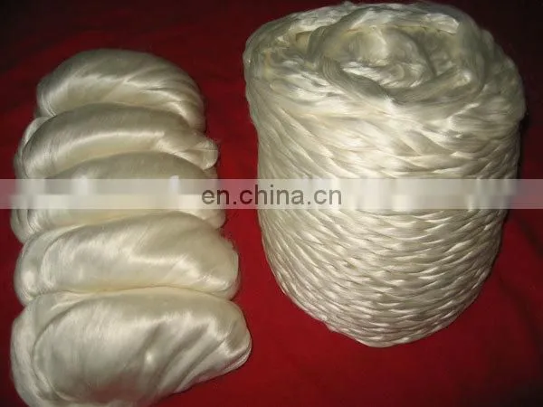China factory wholesale 100% silk fiber tops for garments and textiles