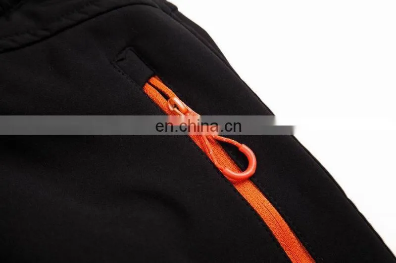 Outdoor waterproof men's sport softshell pants