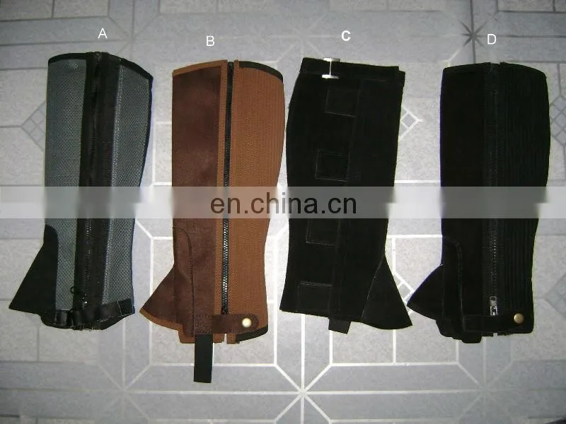 HORSE LEATHER RIDING CHAPS.