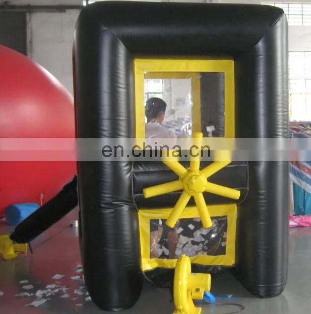 high quality cheap cube inflatable money Grabber Machine booth for Advertisement