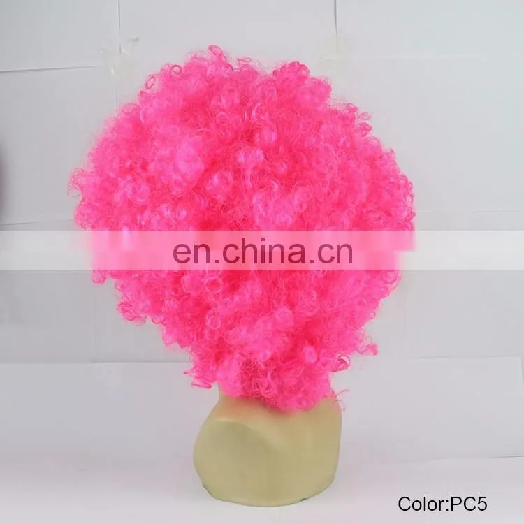 fans pink big cosplay wig for party PC5