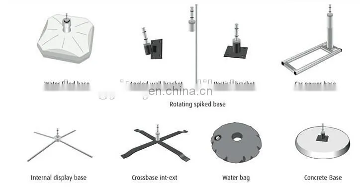 2015 wonderful flying banner lighting pole