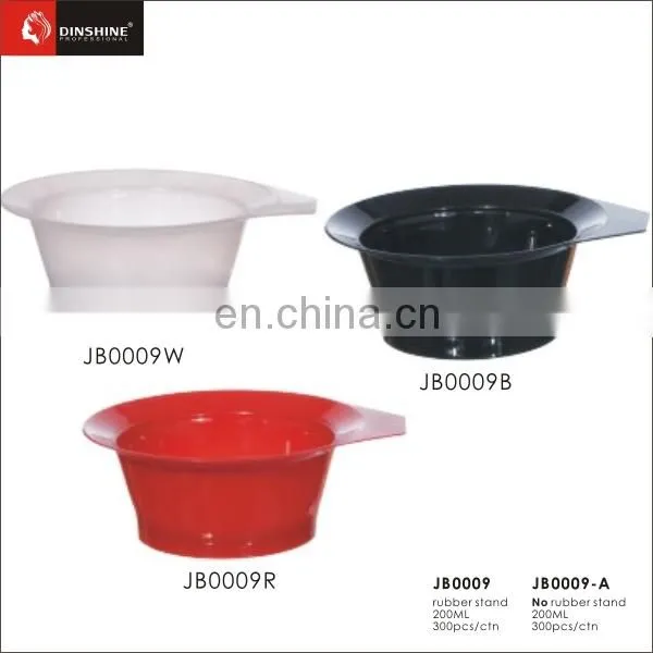 hot sale high quality 350ml rubber stand Tint Bowl