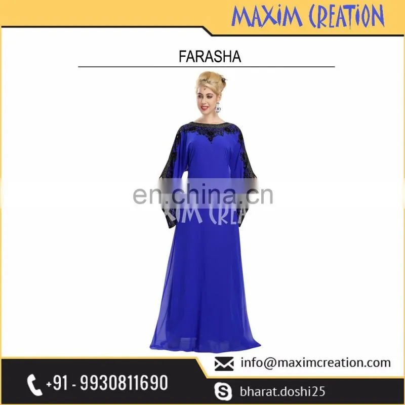 Robe Dubai Arabian Farasha Caftan For Regular Use By Maxim Creation