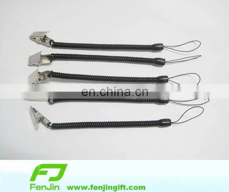 colorful plastic spring coil lanyard