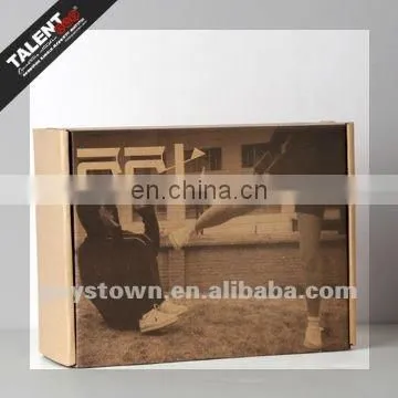 custom cardboard shoe box with hand string