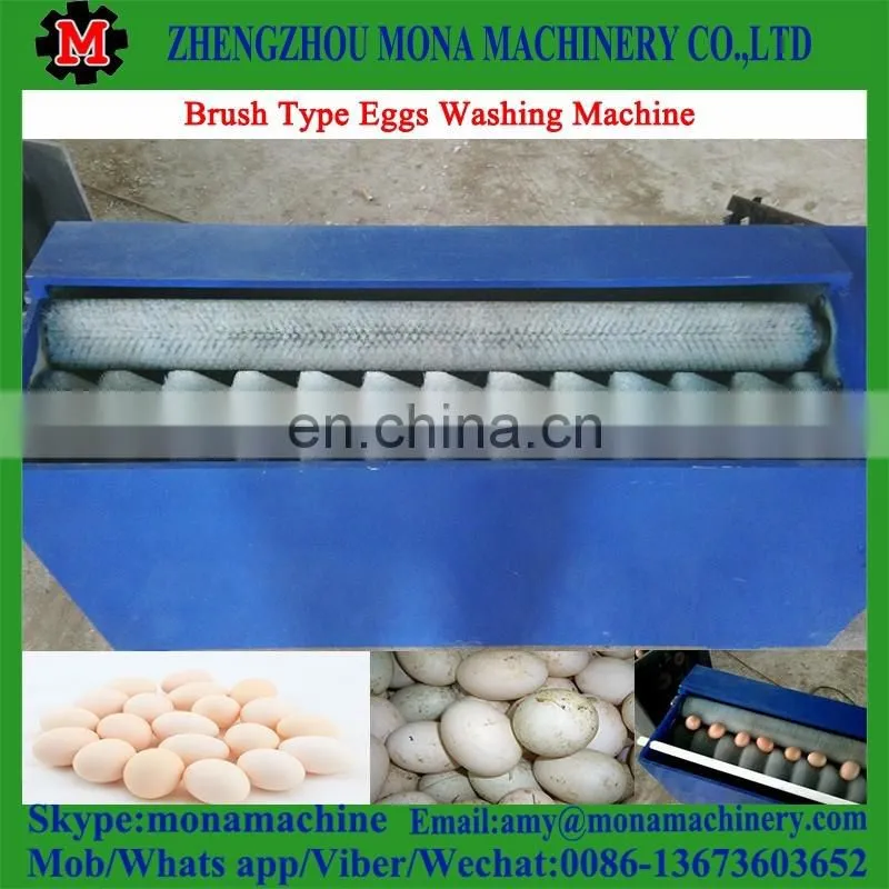 Successed technical reliable quality machine automatic brush type egg washing machine for sale