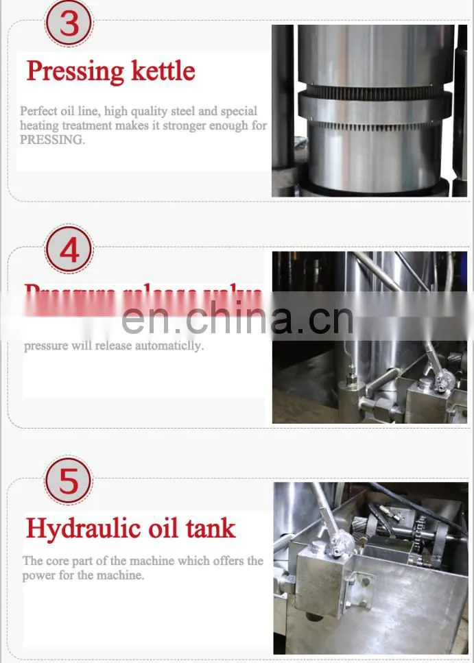 Simple installation hydraulic oil process machine