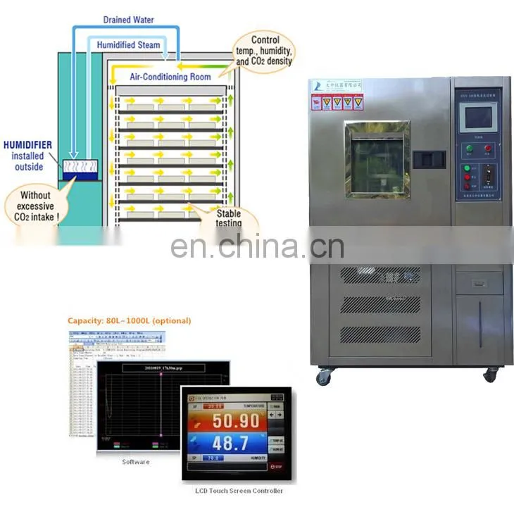 Programmable constant temperature humidity test chamber climate chamber with humidity control