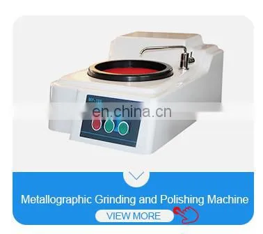 Manual metallurgical laboratory equipment with cooling system suppliers
