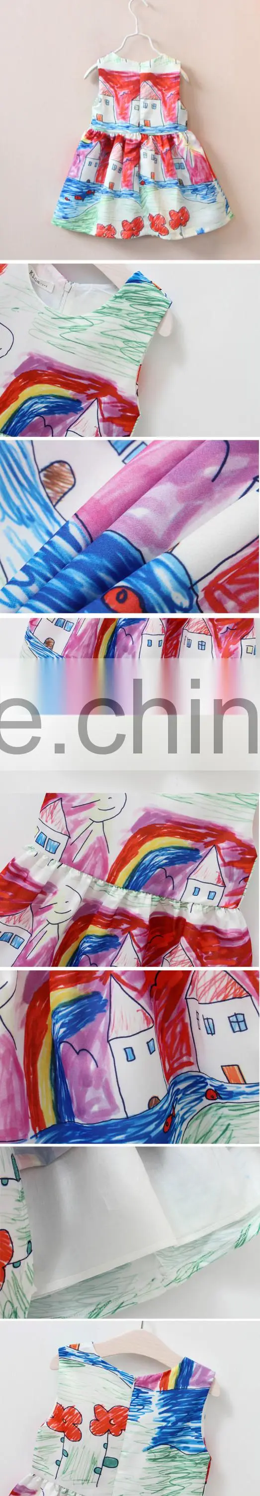 China Supplier Princess Dresses for Kids Cotton Princess Dress Girls