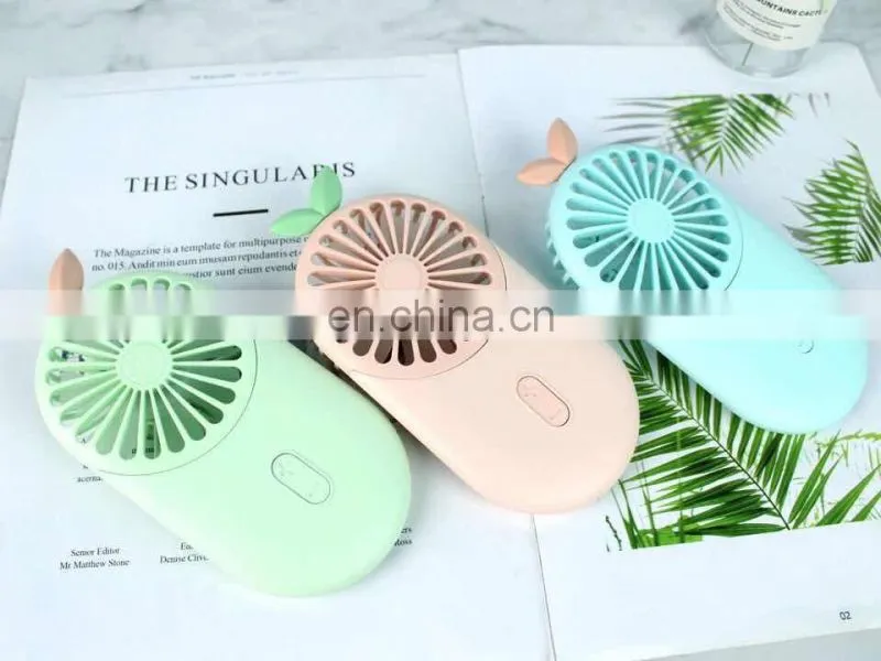 Portable travel office battery charge usb rechargeable handheld pocket mini fan