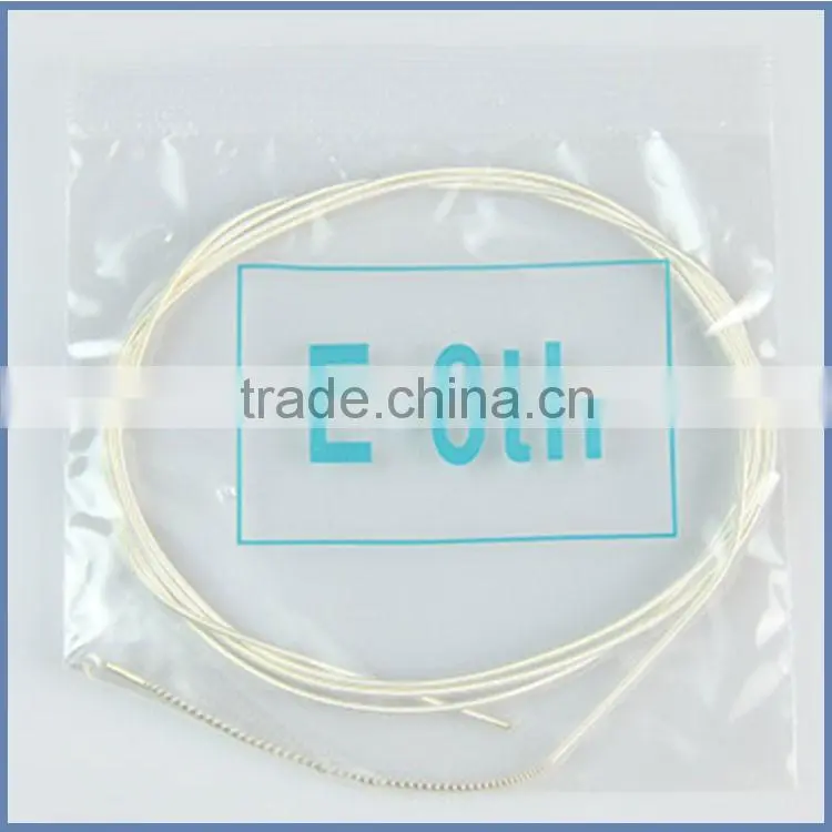 Imported silver jacketed wire electric guitar string