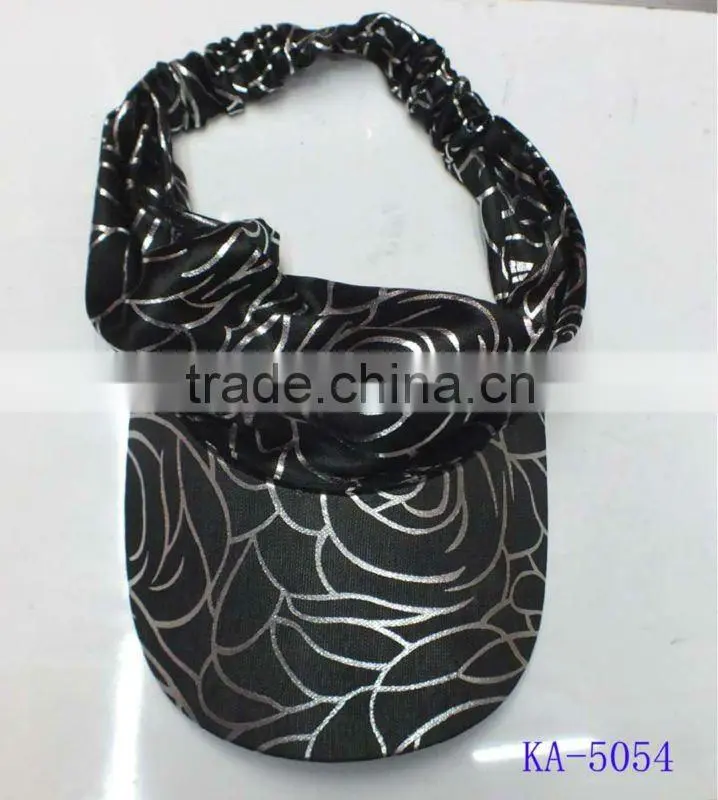 Fashion Sparking Black Peak Cap
