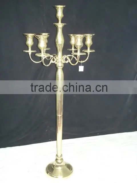 Nickel Plated Wedding Candelabra For Wedding Decor
