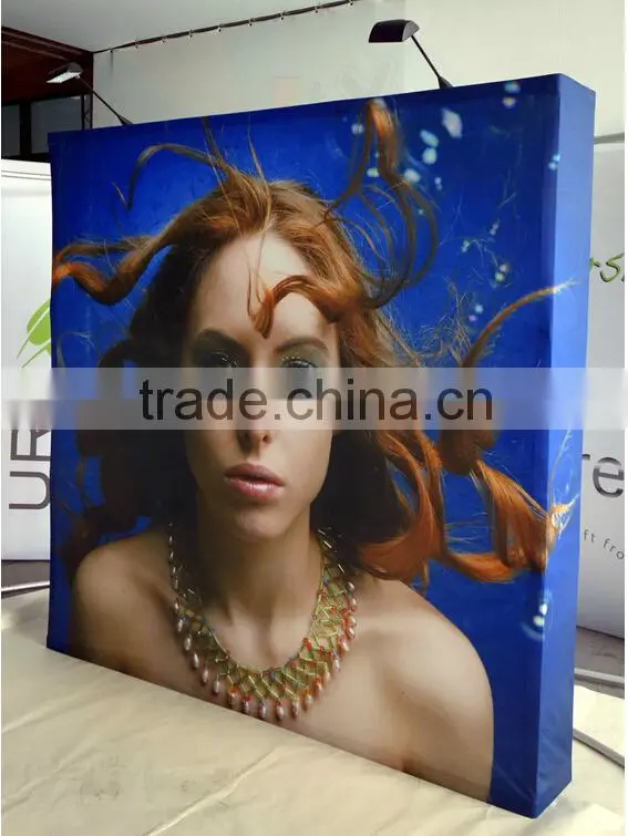 dye sublimation velcro pop up stand for exihinition