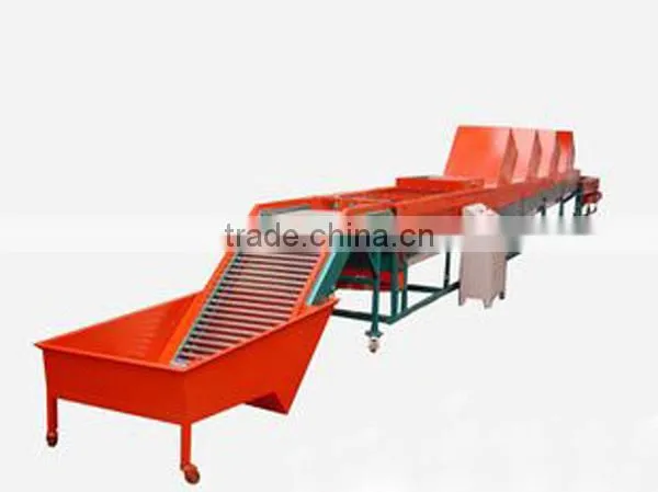 round fruit cleaning waxing drying and grading machine for sale