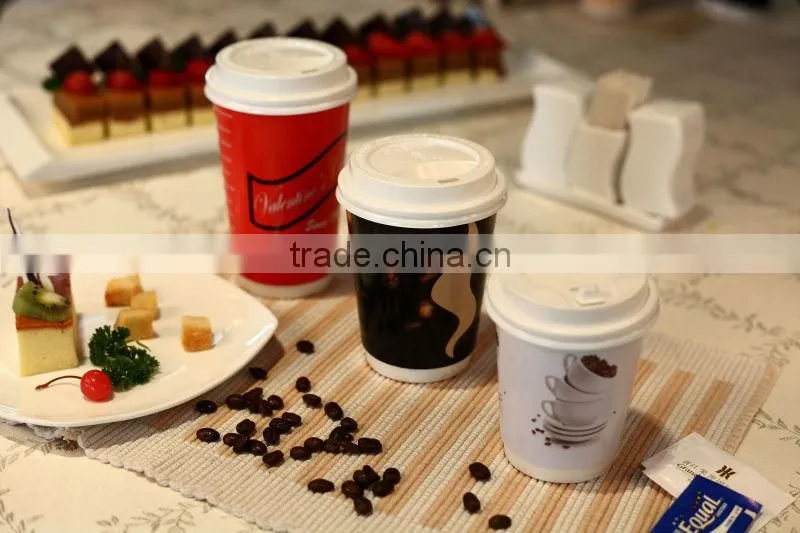 12oz coffee paper cups with lids