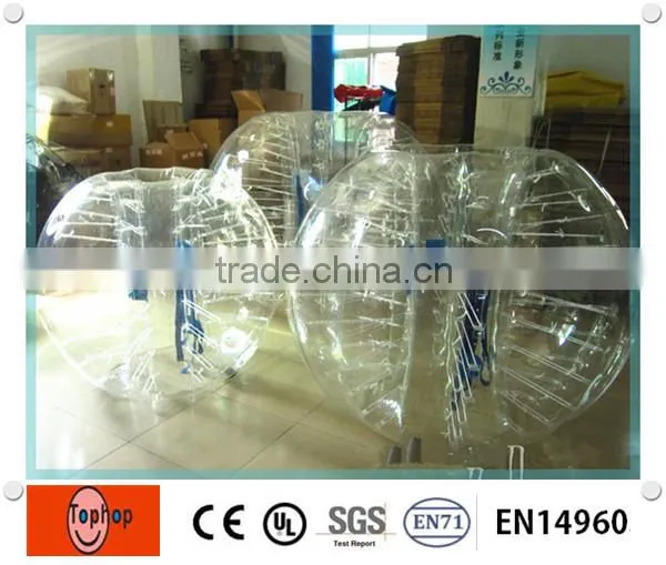 Beach Or Grassland Inflatable Bumper Balls ,Body Zorb Ball For Interactive Games