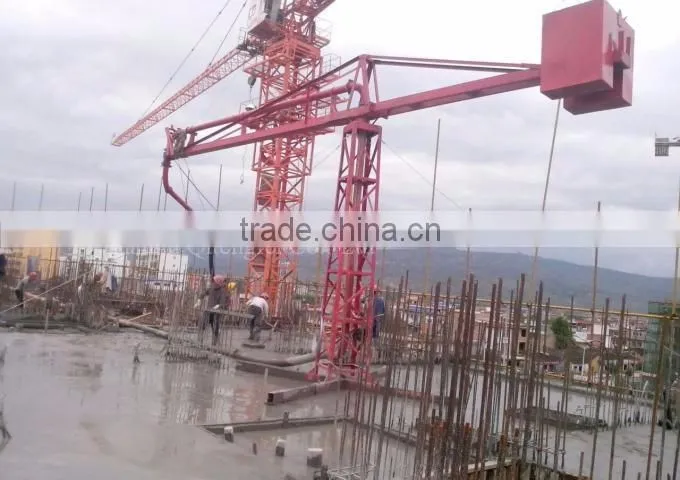 Concrete Placing Boom Floor Climbing Type Elevator Well Shaft Climbing Type / Spider concrete placing boom