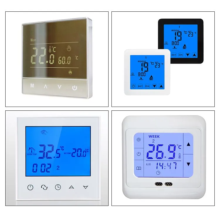 Hvac System Touch Screen Smart Digital Room Heating Cable TemperatureThermostat