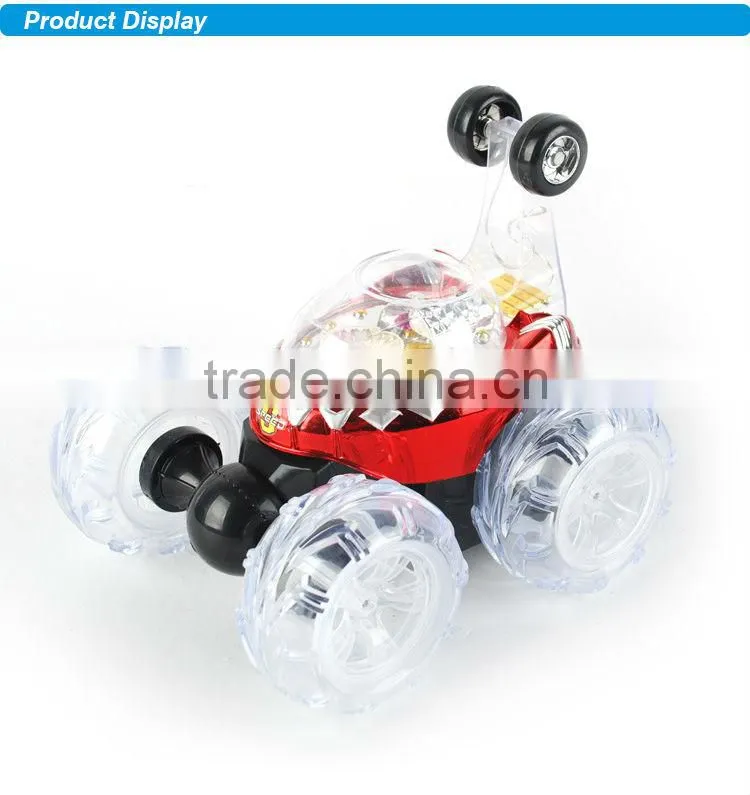 rc stunt car LED light wheels remote control rc car