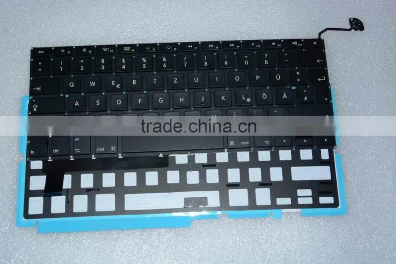 Germany keyboard Replacement LED Backlight For Macbook Pro A1286 2008-2012