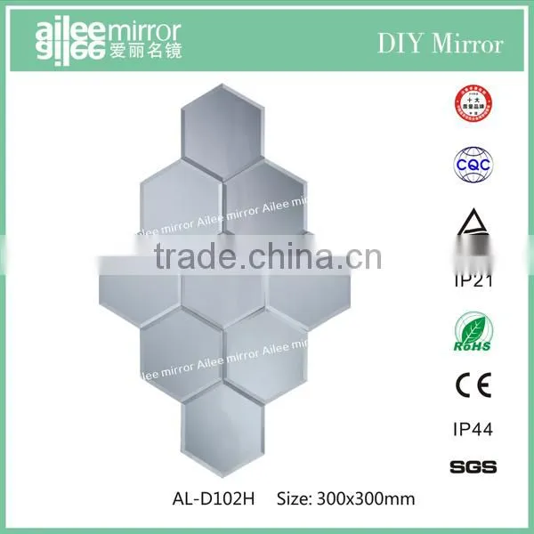 cheap frameless mirror decorative wall sticker