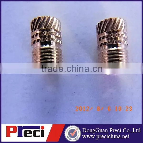 Side half-opened brass screws