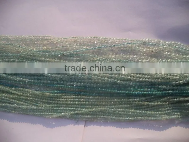 Aquamarine Round Beads