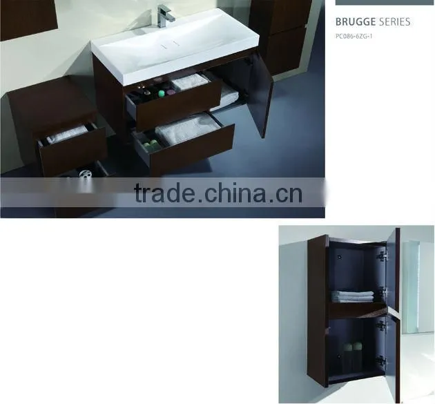 Single Basin MDF Bathroom Furniture(PC086-6ZG-1)
