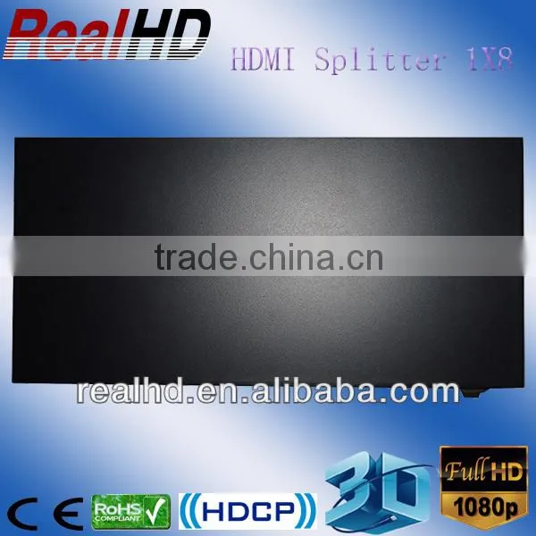 1x8 HDCP 1.2 HDMI Amplifier Splitter for cartoon tv