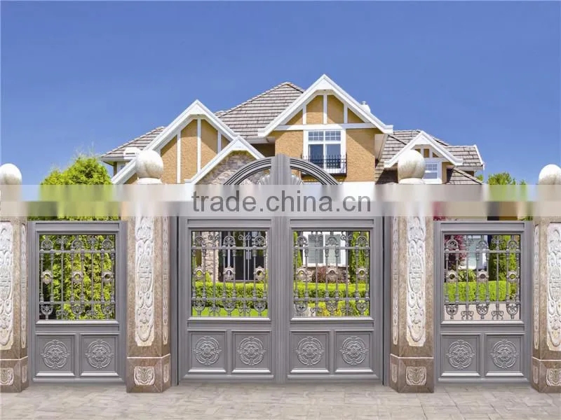 DK004 Custom Design Galvanized Wrought Iron Fence Panels for sale