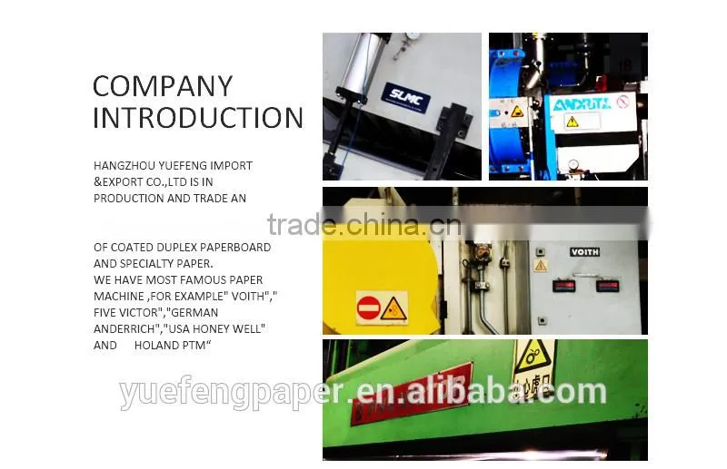 Duplex Board paper and single side coating Duplex Board suppliers in China
