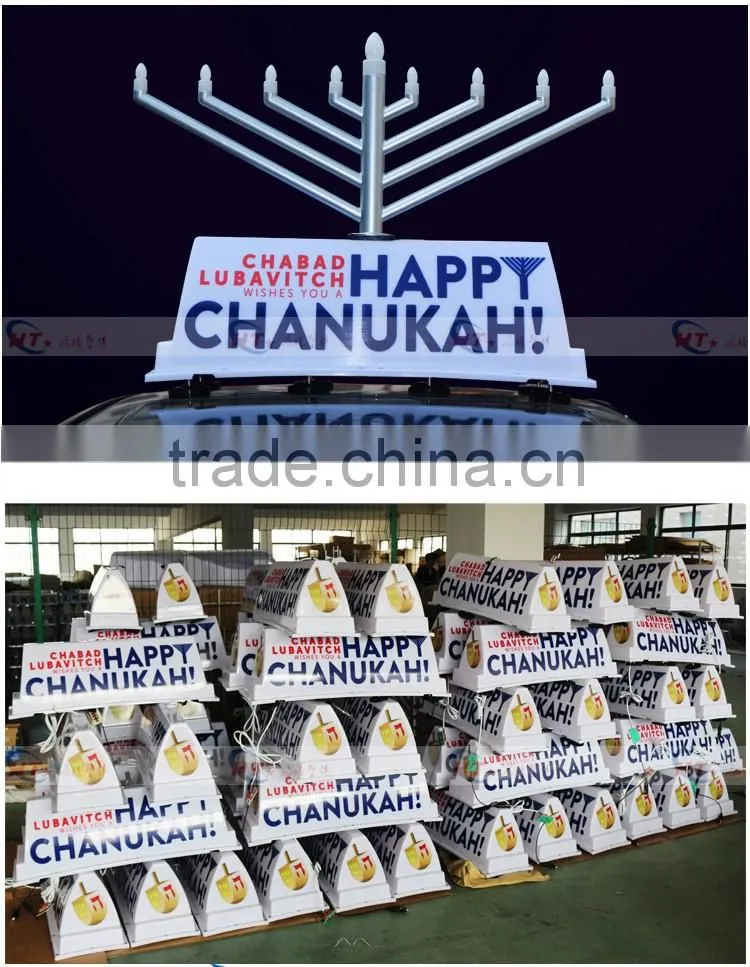Magnet billboard led taxi top advertising