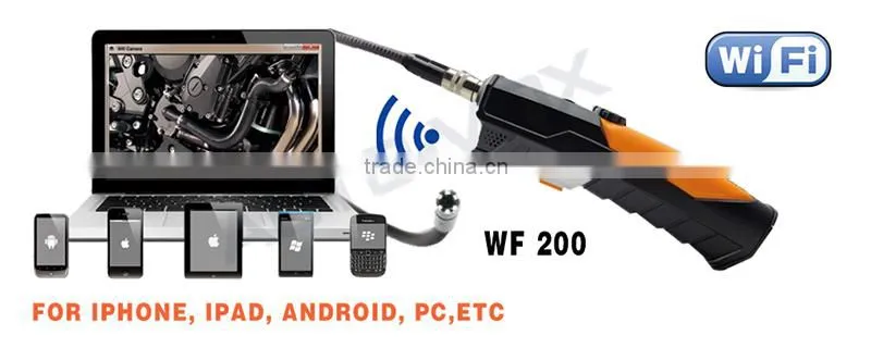 8.5mm handheld pipe inspection camera with 6 LED lights