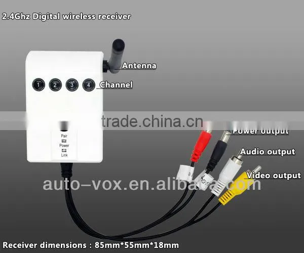 2400~2483.5Mhz 2.4G digital wireless transmitter and receiver for heavy duty vehicles