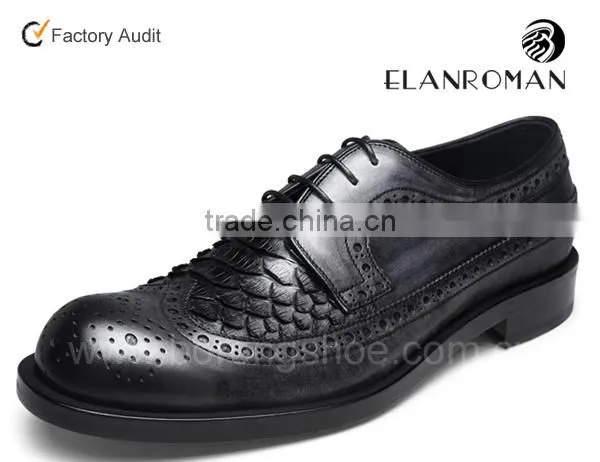 Fashionable Classical luxury business Goodyear welted handmade shoes