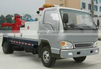 JAC 4*2 platform road wrecker truck