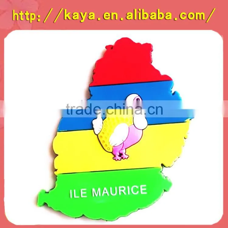 2016 soft pvc promotional cities fridge magnet