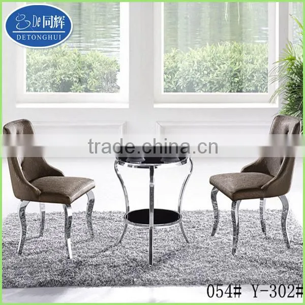 Coffee table and leisure glass table 073#