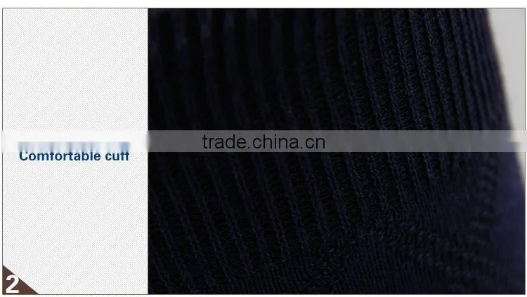 Top quality 100% cotton business socks for men
