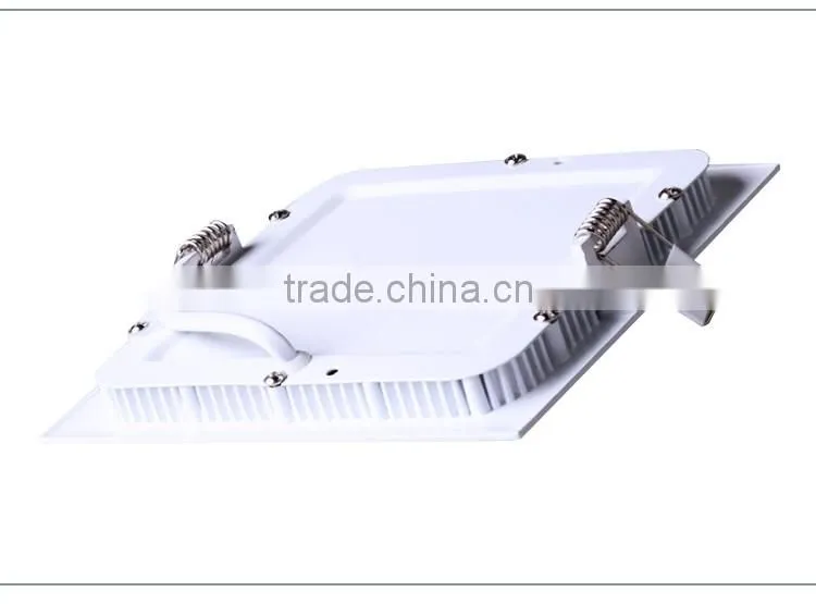 Ultra Thin Round / Square Shape Slim 3W 6W 9W 12W 18W 24W Ceiling LED Panel Down Light